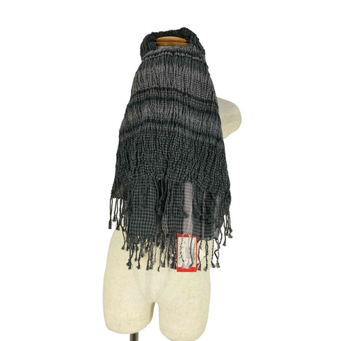 ハートイッセイミヤケ Haat ISSEY MIYAKE S-CRAPE TARTAN クレープ タータン プリーツ 大判ストール レディース