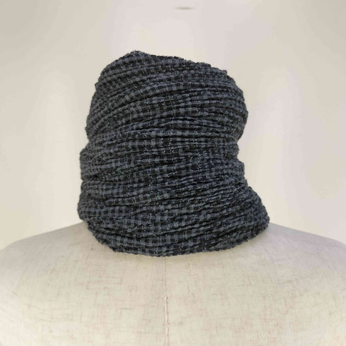 ハートイッセイミヤケ Haat ISSEY MIYAKE S-CRAPE TARTAN クレープ タータン プリーツ 大判ストール レディース
