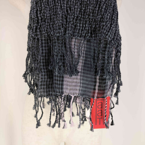 ハートイッセイミヤケ Haat ISSEY MIYAKE S-CRAPE TARTAN クレープ タータン プリーツ 大判ストール レディース