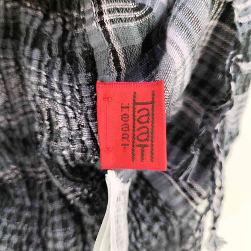 ハートイッセイミヤケ Haat ISSEY MIYAKE S-CRAPE TARTAN クレープ タータン プリーツ 大判ストール レディース