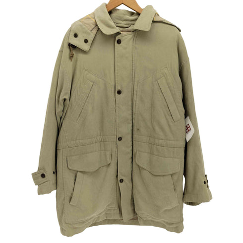 バーバリーズ BURBERRYS 90S 白タグ ダウンライナー付き コットン ハンティング ジャケット メンズ import:L