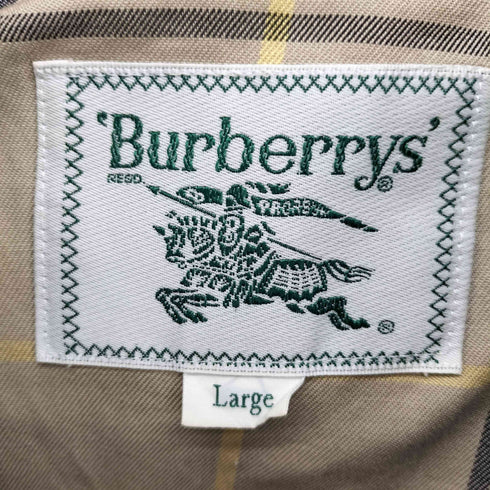 バーバリーズ BURBERRYS 90S 白タグ ダウンライナー付き コットン ハンティング ジャケット メンズ import:L