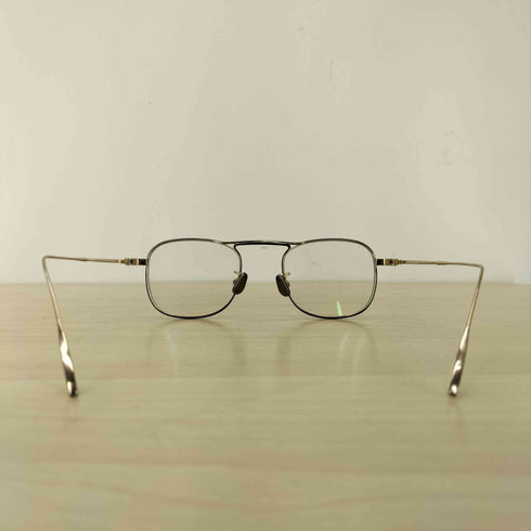 ユウイチトヤマ YUICHI TOYAMA U068 WALTER スクエア 眼鏡 度入り メンズ 47 21