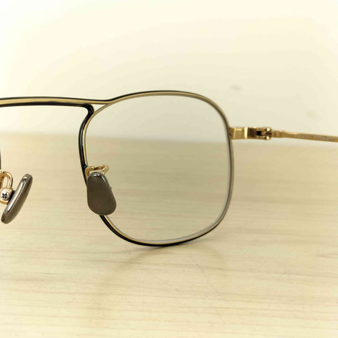 ユウイチトヤマ YUICHI TOYAMA U068 WALTER スクエア 眼鏡 度入り メンズ 47 21