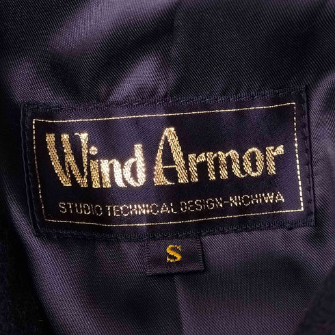 ウィンドアーマー Wind Armor PURE CASHMERE カシミヤ100 ステンカラーコート メンズ S