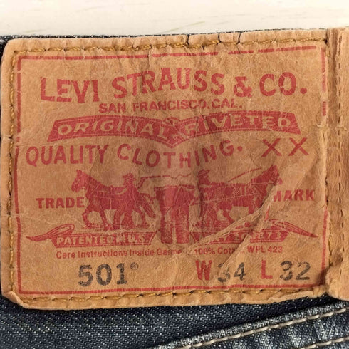 リーバイス Levis 501 ストレートデニム メンズ W34 L32