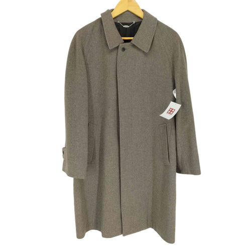 SELGIO BALESRINO PURE CASHMERE カシミヤ100 ステンカラーコート メンズ M
