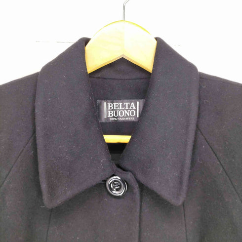 BELTA BUONO PURE CASHMERE カシミヤ100 ステンカラーコート レディース 11