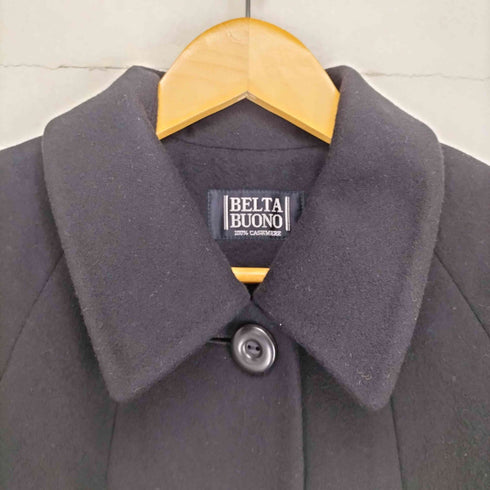 BELTA BUONO PURE CASHMERE カシミヤ100 ステンカラーコート レディース 9