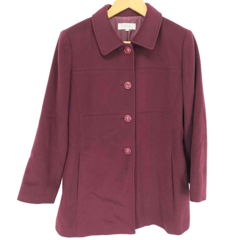 ADDENDA PURE CASHMERE カシミヤ100 ステンカラーコート レディース 9