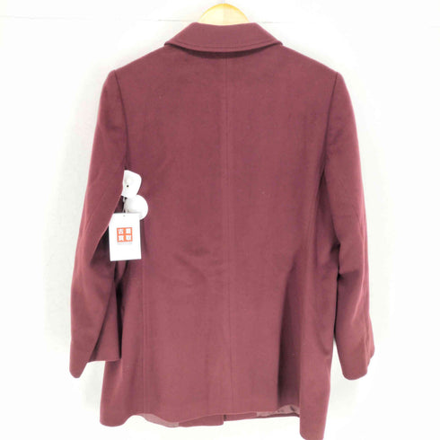 ADDENDA PURE CASHMERE カシミヤ100 ステンカラーコート レディース 9