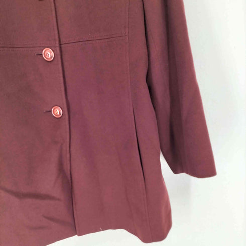 ADDENDA PURE CASHMERE カシミヤ100 ステンカラーコート レディース 9