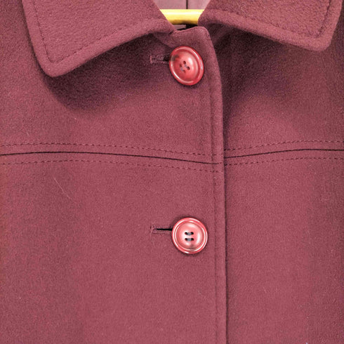 ADDENDA PURE CASHMERE カシミヤ100 ステンカラーコート レディース 9
