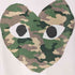 プレイコムデギャルソン PLAY COMME des GARCONS プリントクルーネックTシャツ レディース JPN:M