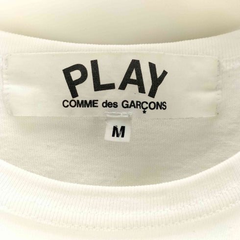 プレイコムデギャルソン PLAY COMME des GARCONS プリントクルーネックTシャツ レディース JPN:M