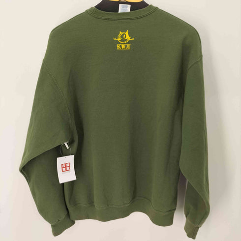 ジャージーズ JERZEES キャラクタープリントクルーネックスウェット S.W.U CORPS メンズ import:L