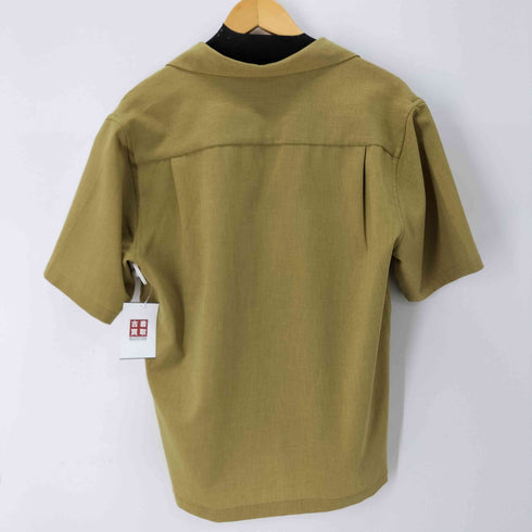 ビューティーアンドユースユナイテッドアローズ BEAUTY & YOUTH UNITED ARROWS リネンタッチ オープンカラー リラックス レギュラー 半袖 シャツ メンズ L