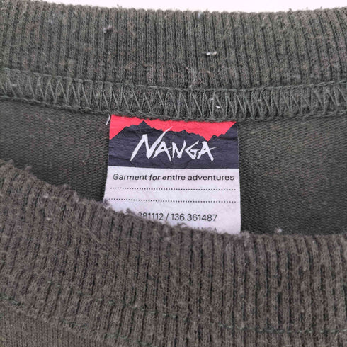 ナンガ NANGA ECO HYBRID BOX LOGO L/S TEE メンズ JPN:S