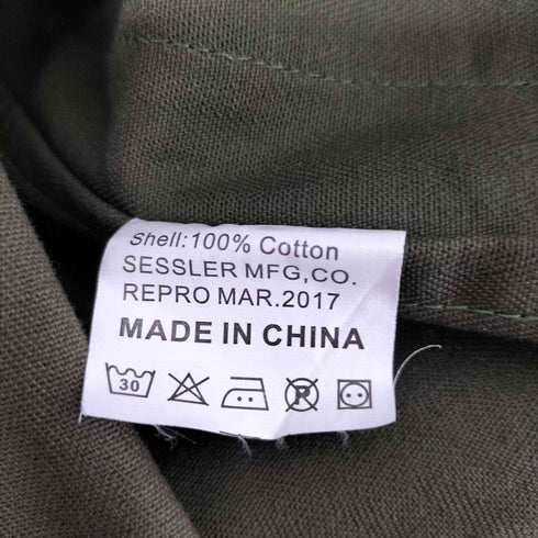 セスラ SESSLER REPRO MAR.2017 USMC P-41 HBT UTILITY JKT プリント ドーナツボタン ヘリンボーン ツイル ジャケット メンズ XLR