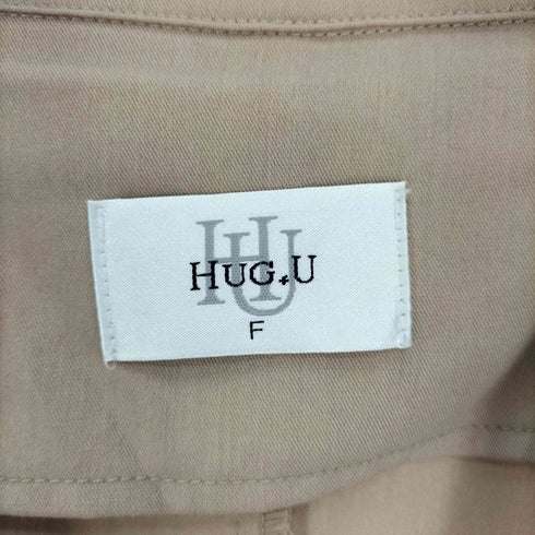 HUG.U ポリエステル コットン ダブル トレンチ コート レディース FREE