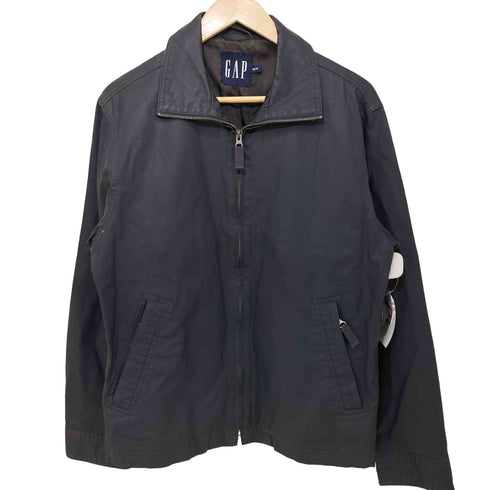 ギャップ Gap 00S オールドギャップ コーティングコットン ジップアップジャケット メンズ import:XS