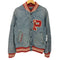 ポロラルフローレン POLO RALPH LAUREN USA VARSITY DENIM JACKET ウォッシュ加工 USAバーシティーデニム ジャケット Pワッペン ライト スタジャン メンズ import:M