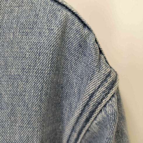 ポロラルフローレン POLO RALPH LAUREN USA VARSITY DENIM JACKET ウォッシュ加工 USAバーシティーデニム ジャケット Pワッペン ライト スタジャン メンズ import:M