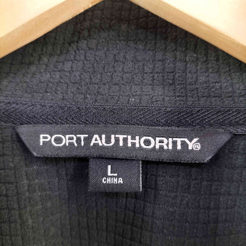 ポートオーソリティ Port Authority 企業ロゴ刺繍 ジップアップ ボンディングジャケット メンズ import:L