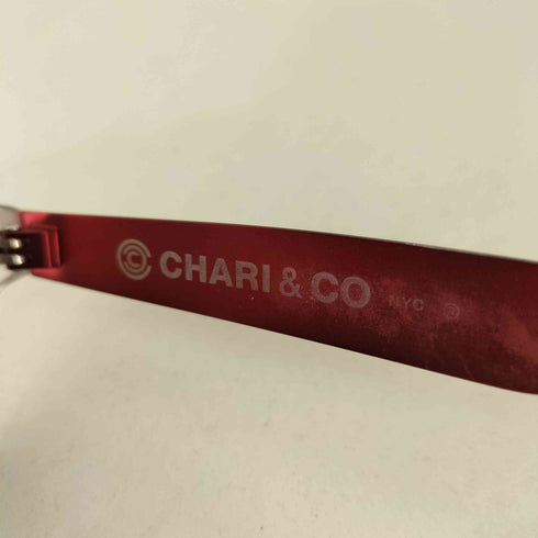 チャリアンドコー chari&co EYEWEAR CROSSOVER レッドフレーフ BROOKLYN メンズ 54□18