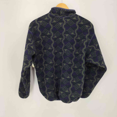 コロンビアスポーツウェア Columbia Sportswear 90S USA製 総柄 ハーフジップ L/S フリース レディース JPN:M