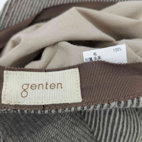 ゲンテン genten ウールキャスケット レディース