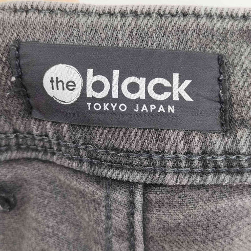 the black CAT/BK19101 スリムストレート デニムパンツ レディース 24