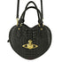 ヴィヴィアンウエストウッドロンドン Vivienne Westwood LONDON オーブ クロコダイル型押し エナメル 2WAY ハート ショルダーバッグ レディース
