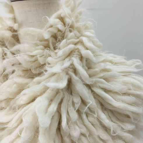 ステラマッカートニー STELLA McCARTNEY シルク混 ボリューム ファーマフラー レディース