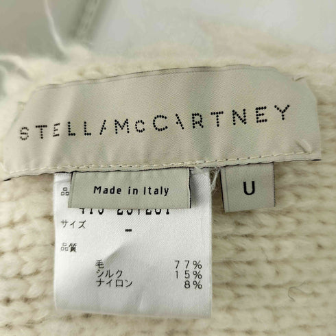 ステラマッカートニー STELLA McCARTNEY シルク混 ボリューム ファーマフラー レディース