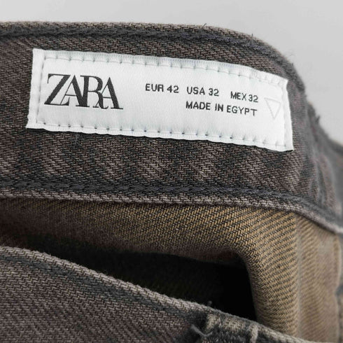 ザラ ZARA ステッチディテールバギーフィットジーンズ メンズ US 32