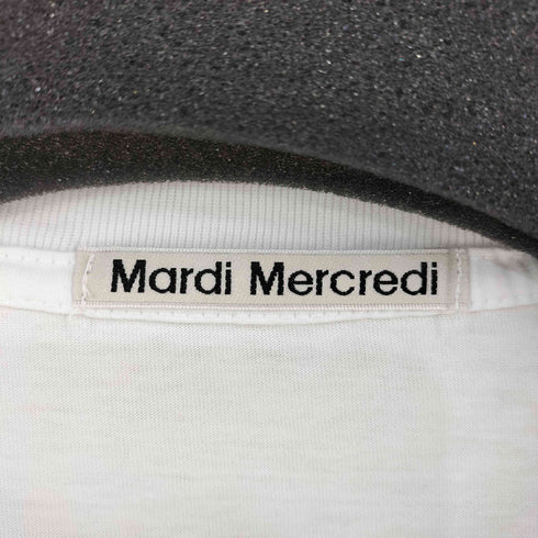 マルディメクルディ Mardi Mercredi ロゴプリント 花柄 S/S TEE レディース