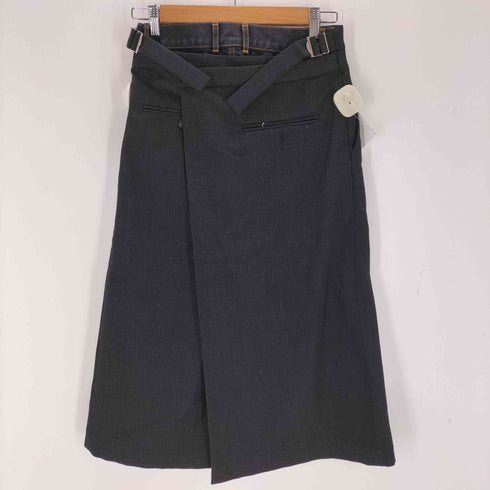 アンスクリア INSCRIRE Chalk Strie Layerd Skirt レディース 36