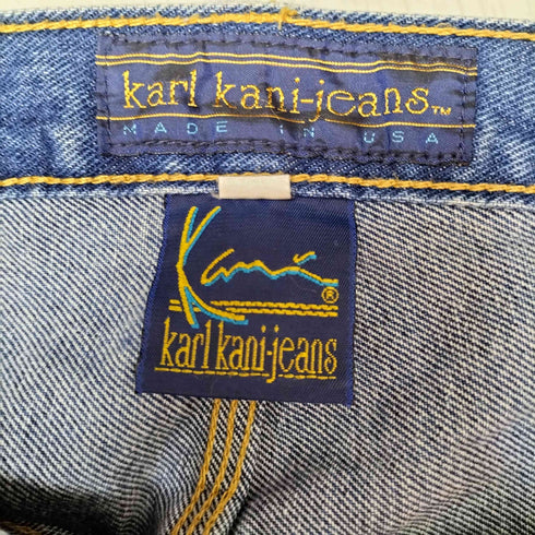 カールカナイ Karl Kani 90S JEANS USA製 ロゴ パッチ オーバーサイズ ペインター バギー デニム パンツ カットオフ メンズ 60