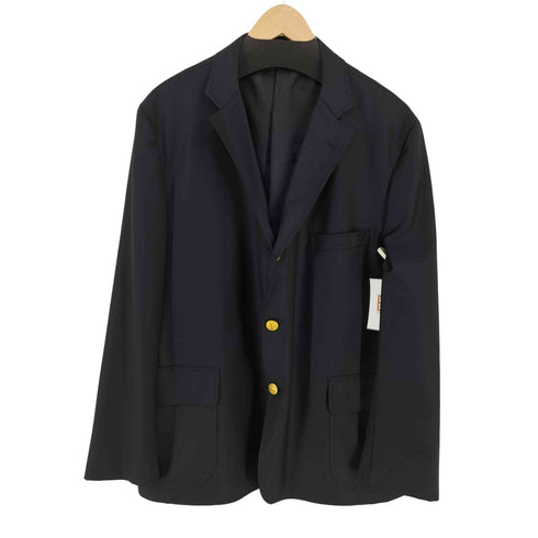ブルックスブラザーズ BROOKS BROTHERS MADISON FIT 段返り3つボタン 紺ブレザージャケット メンズ 46SHT