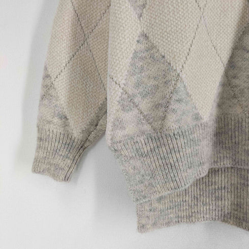スタイリング styling 22AW アーガイルニットプルオーバー レディース ONE SIZE