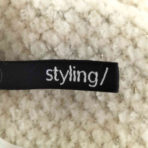 スタイリング styling 22AW アーガイルニットプルオーバー レディース ONE SIZE