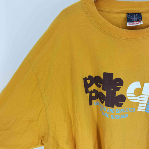 ペレペレ pelle pelle 90-00S ARRANGED AND CONDUCTED BY MARC BUCHANAN 両面 ロゴ プリント L/S クルーネック Tシャツ ビッグサイズ メンズ 3XL