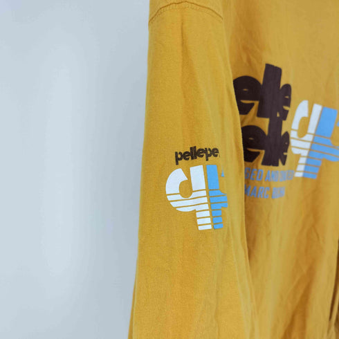 ペレペレ pelle pelle 90-00S ARRANGED AND CONDUCTED BY MARC BUCHANAN 両面 ロゴ プリント L/S クルーネック Tシャツ ビッグサイズ メンズ 3XL