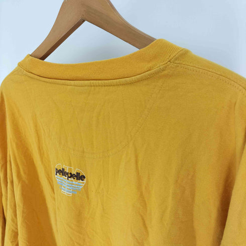 ペレペレ pelle pelle 90-00S ARRANGED AND CONDUCTED BY MARC BUCHANAN 両面 ロゴ プリント L/S クルーネック Tシャツ ビッグサイズ メンズ 3XL