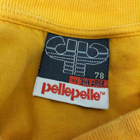ペレペレ pelle pelle 90-00S ARRANGED AND CONDUCTED BY MARC BUCHANAN 両面 ロゴ プリント L/S クルーネック Tシャツ ビッグサイズ メンズ 3XL