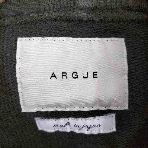アギュー ARGUE DRY COTTON PLANE SWEAT FOODIE レディース FREE