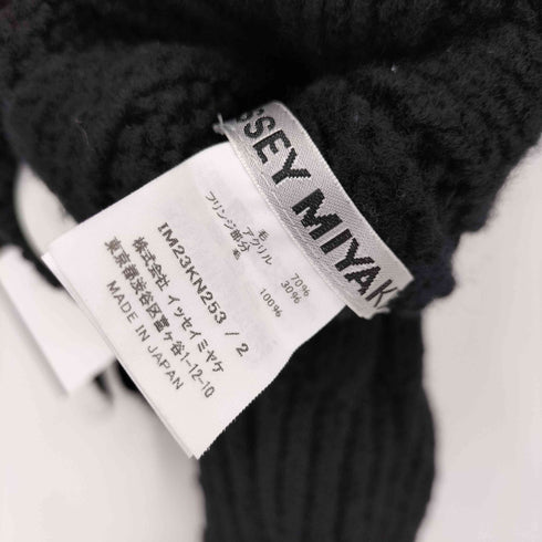 イッセイミヤケ ISSEY MIYAKE 22AW ウール グローブデザイン ニットボレロ レディース JPN:2