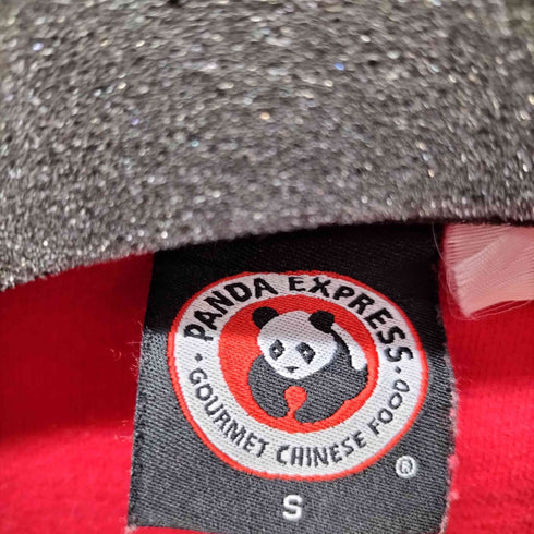 PANDA EXPRESS フロントロゴ刺繍 ハーフジップスウェット レディース import:S