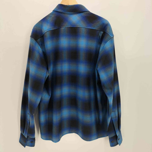 WOKE EDGE Ombre Shadow Check Shirt メンズ JPN:M